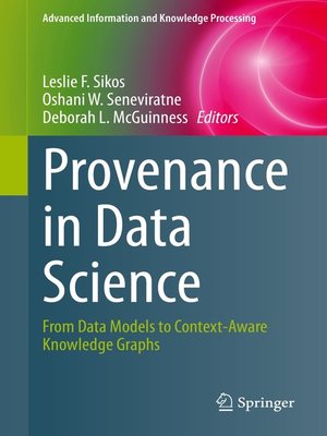 cover image of Provenance in Data Science